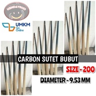 CARBON SUTET BUBUT 10 MM - 200 CM