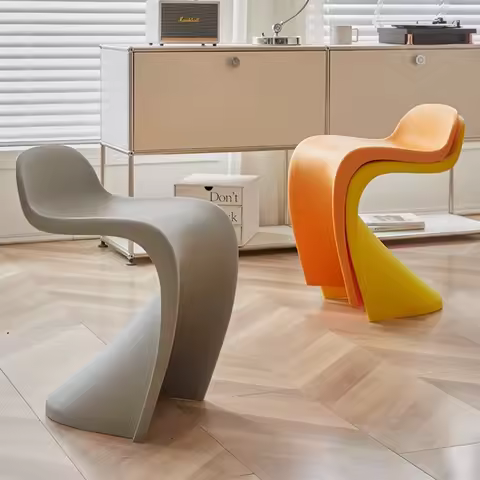 Modern Stackable Thickened Plastic Pantone Chair Dining Room Chairs for Kitchen Home Furniture Leisu