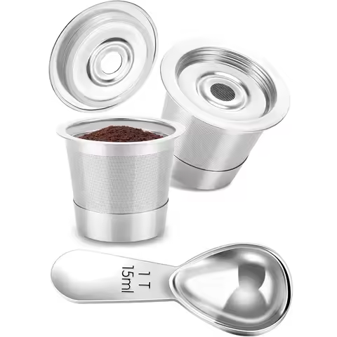 Stainless Steel Reusable K-Cup Coffee Filter Pod for Keurig 1.0 Coffee Maker