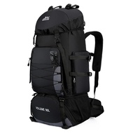 [Warrior1] 90L Large Camping Backpack Travel Bags Men's Women Luggage Hiking Shoulder Bags Outdoor C