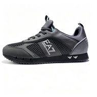 EMPORIO ARMANI EA7 Men's Mesh Breathable Sneakers Running Shoes Real Shot