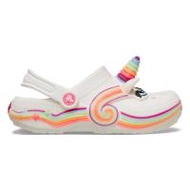 CROCS Classic IAM Unicorn Lights Clog รองเท้าลำลองเด็ก CR024SH960EVTH