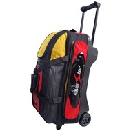 SilverStar Bowling 3-Ball Roller Bag (Yellow)