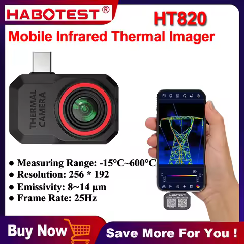 HABOTEST HT820 Android Type-C Industrial grade Thermal Imager Mobile Portable infrared thermal imagi
