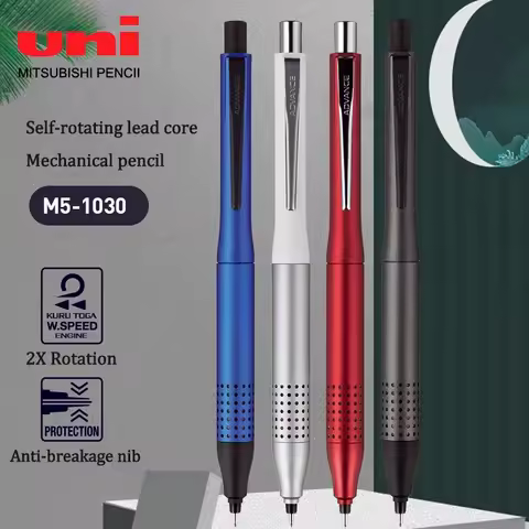 Uni Propelling Pencil, Kurutoga Advance Upgrade Core Break Resistance, Automatic Pen Smudge-Proof Le