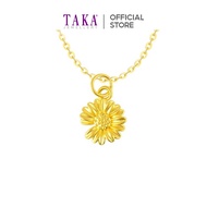 FC7 TAKA Jewellery 999 Pure Gold Mini Daisy Pendant