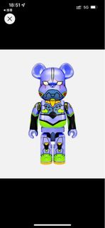bearbrick eva chrome 400% 初號機