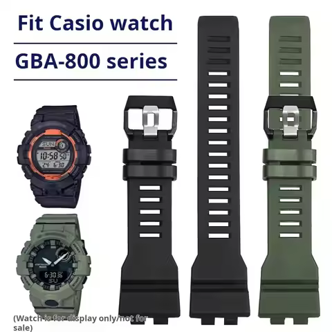 Watch Accessories For Casio G-Squad GBA-800 GBD800 Gma-b800 Resin Strap Waterproof Replace band Sili