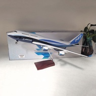 Prototaip B747 747 Prototaip Model Pesawat Penerbangan dengan Lampu dan Roda Simulasi Hiasan Model S