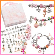 [Kloware2] Artist Gather DIY Charm Bracelet Making Jewelry Charms for Girls Teens DIY Pink