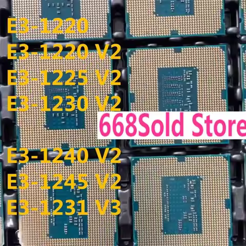 E3-1220L 1225 1230 1231 1240 1245 V2 V3 1155 1150 CPU stock