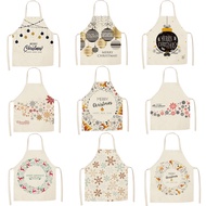 Christmas fawn pattern kids apron Apron for children House cleaning alpaca customizable apron Child 