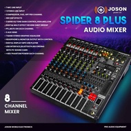 Joson SPIDER 8 PLUS - 8 Channel Professional Audio Mixer