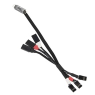 RC Car 4WS Four Wheel Steering Control Line Panel Servo Control Cable for 4WS car models 1/10 DVC10,