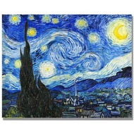Eliteartthe Starry Night By Vincent Van Gogh Painting Reproduction Giclee Wall Art Canvas Prints