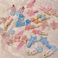 Broken hair clip Fringe hair clip Fringe hair clip Sweet Dopamine hair clip Candy Color Star Hairpin