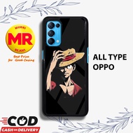 Case OPPO A91 RENO 3 RENO 4 RENO 4F RENO 5 RENO 5F ONEPICE MOTIF Latest Premium Glossy 2D Hardcase C