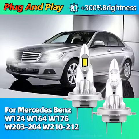 30000LM H7 LED Bulbs Canbus CSP Chip Car Headlight 6000K Lamp For Mercedes Benz W204 W211 W212 W203 