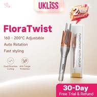 UKLISS FloraTwist Auto Curler 38mm Hair Iron Rotating Salon Styling Curls Automatic Hair Curler Roun