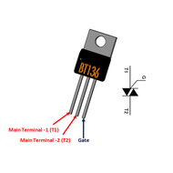 TRIAC BT BT136 BT136-600D BT136-600E BT136-800E switch
