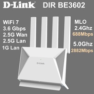 D-Link DIR-BE3602 2.5G Dual Band Wi-Fi 7 Mesh Router 3 years warranty