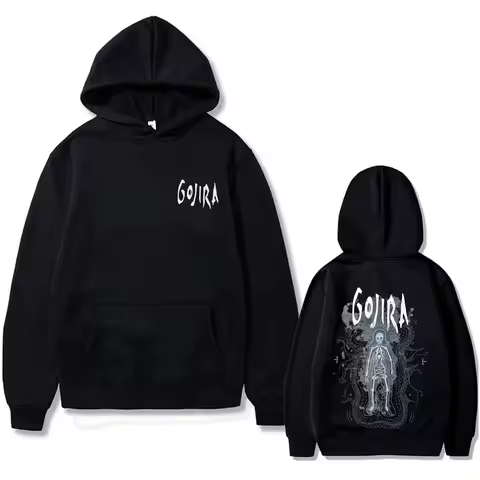 Metal Rock Band Gojira The Flesh Alive Hoodie Men Women Fashion Oversized Streetwear Men's Casual Fl