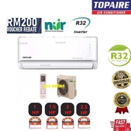 TOPAIRE AIR CONDITIONER |AIRCOND1.0HP/1.5HP/2.0HP/2.5HP R32 (inverter Aircond)