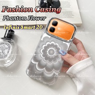 For Infinix Smart 20 4G Luxury Fashion Phantom Flower Phone Case For Infinix Smart 20 Plus infinix S