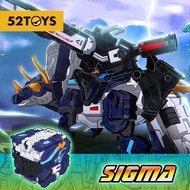 [52TOYS] Beast Box Series Sigma Triceratops Deformation Mecha Model Assembly Toy Figure Official