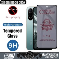 TEMPERED GLASS PRIVACY SPY XIAOMI poco C85X Screen Protector