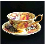 Aynsley 🇬🇧 Made in England Orchard Gold Athens Cup & Saucer