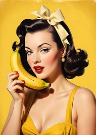 Potret wanita cantik yang elegan poster seni kanvas cetak untuk hotel homestay bilik tinggal hiasan