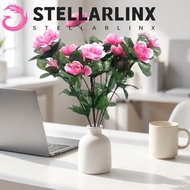 STELLARLINX Artificial Azalea Flowers Branches, Simulation Plant Floral Craft Art Simulation Azalea 