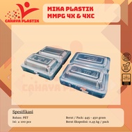 MMPG 4X Plastic Mica | 4XC 100pcs | Mika Cake Food Size 4X | 4XC 100pcs