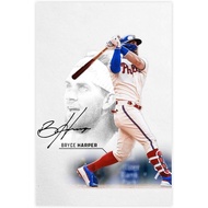 Bryce Harper Poster 30 Canvas Poster Bedroom Decor Sports Landscape Office Room Decor Gift Unframe-s