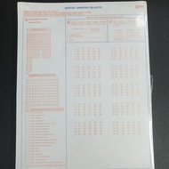 KERTAS JAWAPAN OBJEKTIF SPM/SPM OBJECTIVE ANSWER SHEET