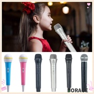 BORAG Microphone Prop, Karaoke Prop Toy Mics Toy, Stage Costume Prop Simulate Speech Practice Microp