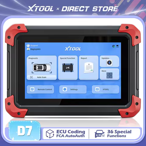 XTOOL D7 OBD2 Car Diagnostic Tools Bi-directional Automotive Scanner 3-Year Free Update Built-in CAN