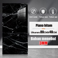 50tablet keramik dinding wallpaper dinding vinyl marble 40 x 80cm stiker keramik dinding dapur Stike