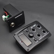 KR-EQ-400T Guitar Pickup, Acoustic Guitar Pickup, 4-band Equalizer, Preamp with LCD Tuner