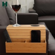 Homyl Couch Cup Holder Sofa Armrest Bag Wooden Drinks Couch TV Holder TV Control Furniture Storage B