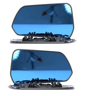 แก้วทองสีฟ้ากระจกมองหลังรถสำหรับ Ford Mustang 2015-2026 GT Blind Spot มุมมองด้านข้างอะไหล่เลนส์ BSM