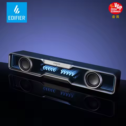 Edifier QS30 Computer Speakers Mini Soundbar USB Speakers Subwoofer Bluetooth 5.4 with Microphone RG