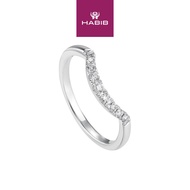 HABIB CHIC | Freeform-Shank Diamond Ring in 375/9K White Gold 258870820