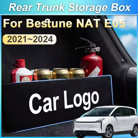 For Bestune NAT E05 2021~2024 2022 2023 Car Trunk Storage Both Sides Partition Multifunction Storage