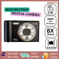 XVISION CAMERA DIGITAL S-48 48MP 1080P 2.8-inch IPS Focus Screen 8X Zoom Auto Self-Timer Photo 32GB 