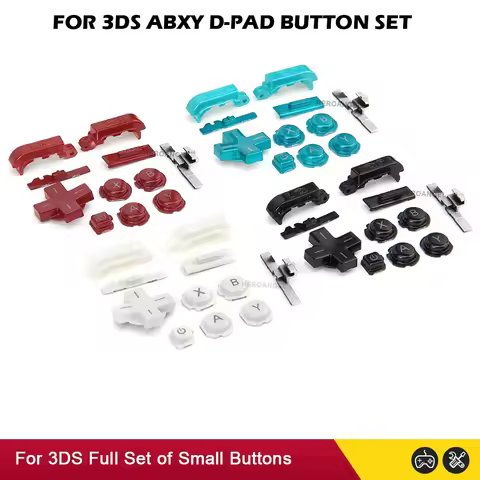 Hot Sale ABXY Buttons Set For 3DS Cross Button Direction Arrow Keys D-pad Switch ON/OFF Button Set R