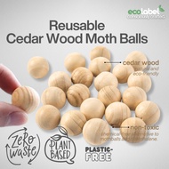 Eco-friendly Reusable Non-toxic Natural Cedar Wood Moth Balls Biodegradable Compostable Ecofriendly 