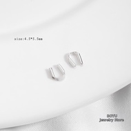 BOYU | S925 Silver Connector U-type Tube Clasp Jewelry Making Accessories