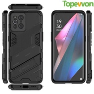 For OPPO Realme 7 8 Pro C12 C15 GT Neo Punk Luxury Stand Cover Hard Armor and Soft Silicone TPU Fram
